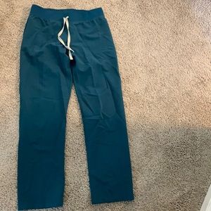 FIGS Caribbean Blue Small Livingston Pants - barely worn